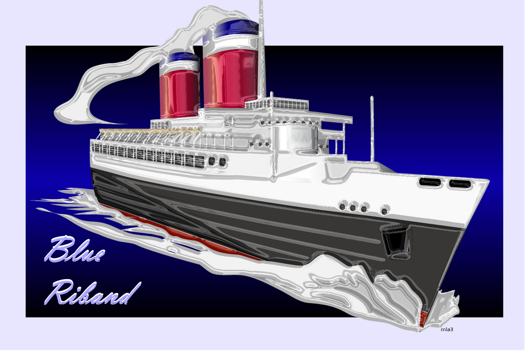 SS United States Blue Riband by EsqapeVelocity on DeviantArt