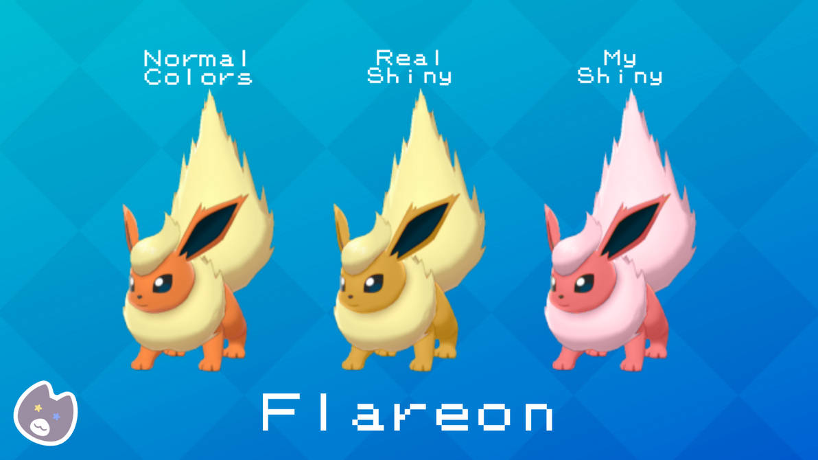 Flareon Shiny Edit by StellarCastiel on DeviantArt