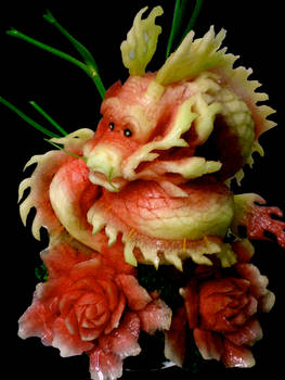 Fruit Carving Dragon