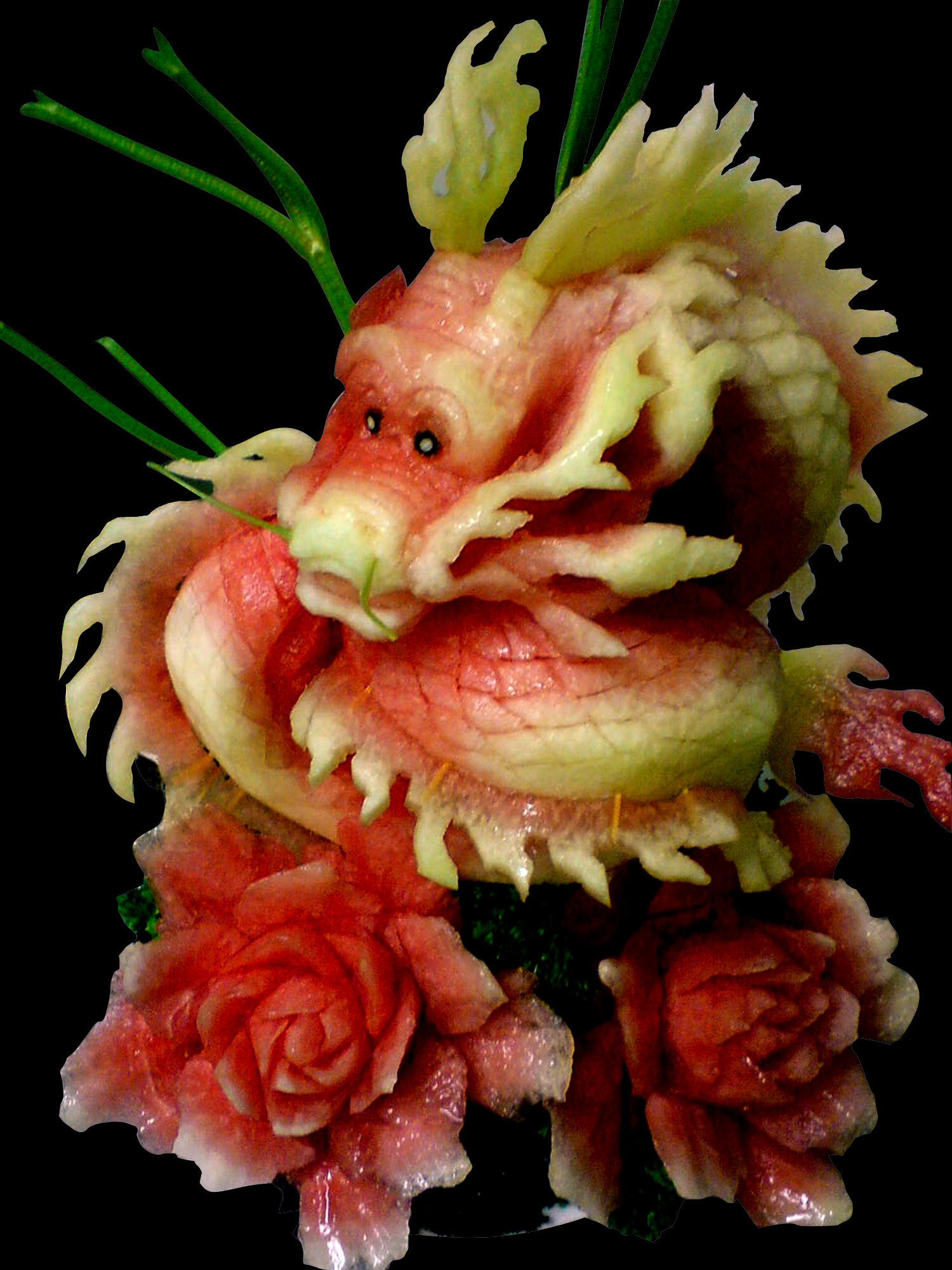 Fruit Carving Dragon by carvingnations on DeviantArt Fruit Carving Dragon by carvingnations on DeviantArt