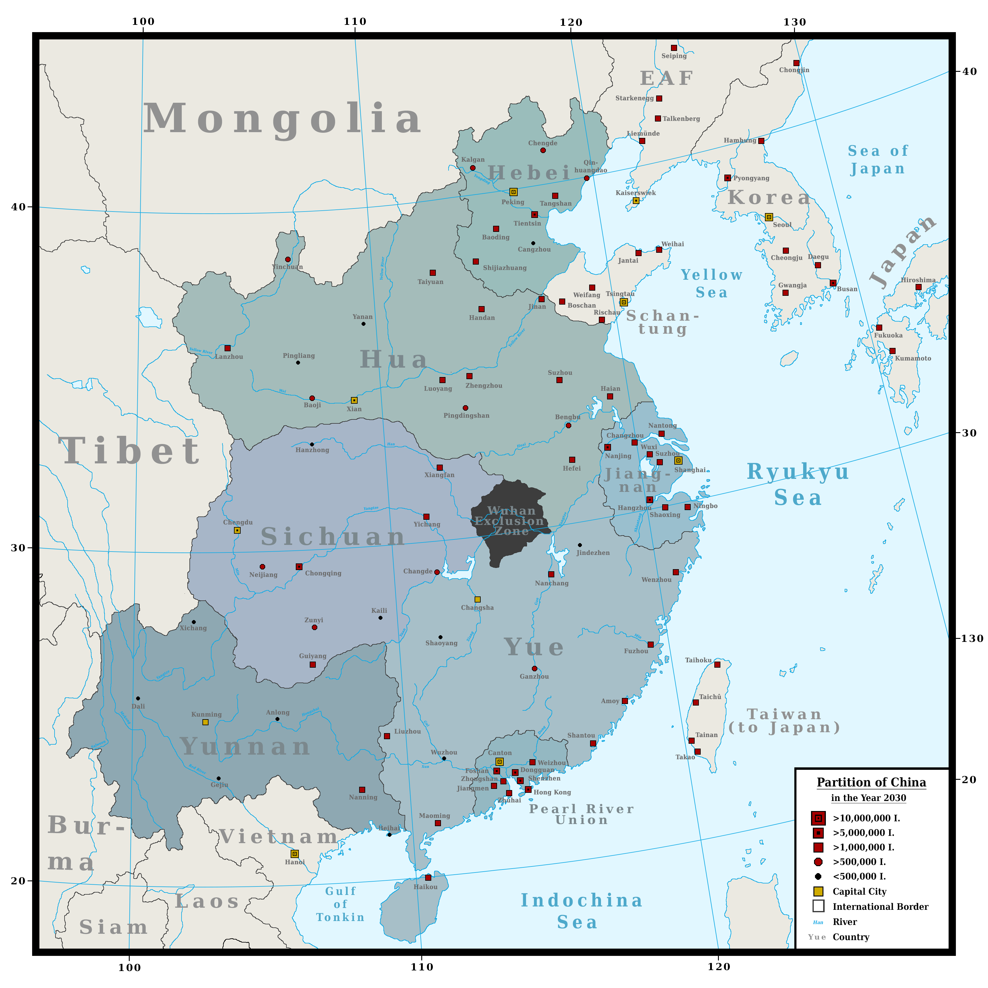 Deviantart China Map Partition of China 2030 (Alt-His) by Robeatnix on DeviantArt