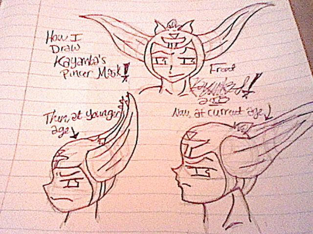 How I Draw Kayamba's Pincer Mask by KayambaDarkblood on DeviantArt