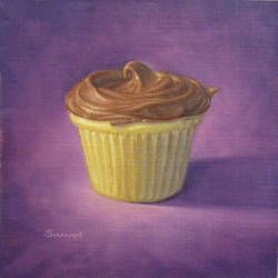 Chocolate Frosted Cupcake