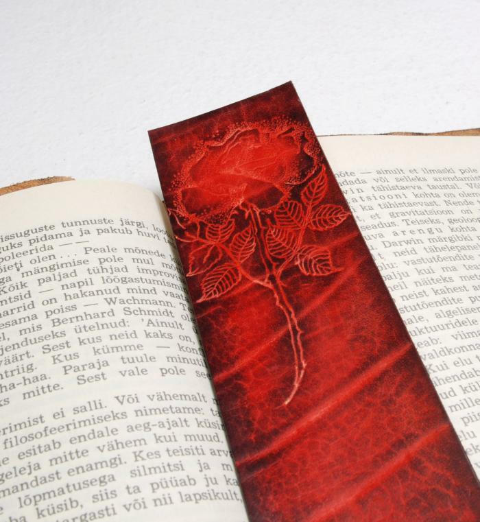 Red Roses Bookmarks Red rose bookmark by gildbookbinders on DeviantArt