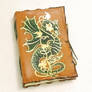 GOLDEN DRAGON, leather journal