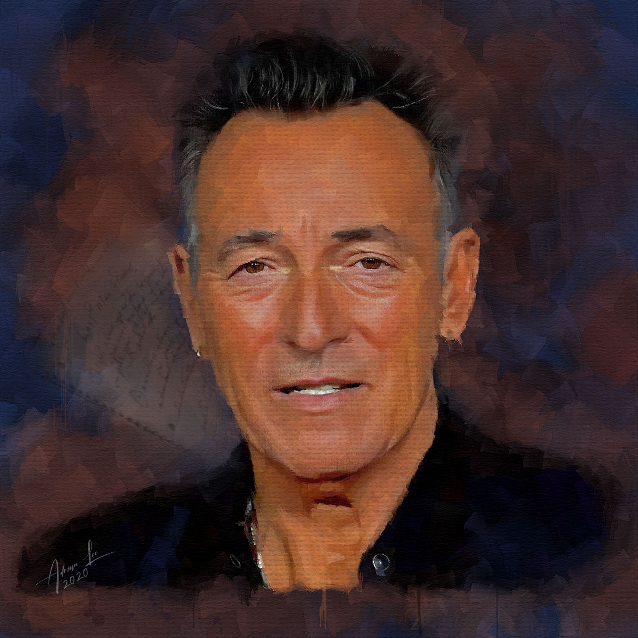 Springsteen Face Bruce Springsteen by realdealluk on DeviantArt