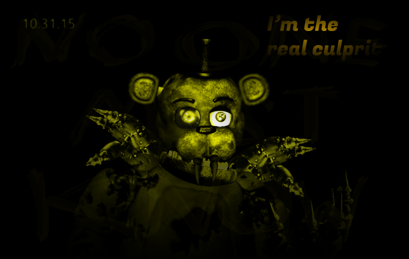 FNaF 4 - Nightmare Fredbear (Fan-Made) by DaHooplerzMan on DeviantArt