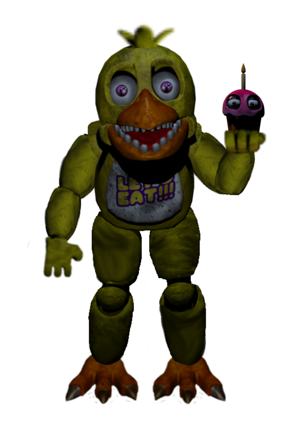 unwitheredchica #chica #fnaf #fnaf2 #freetoedit - Withered Five