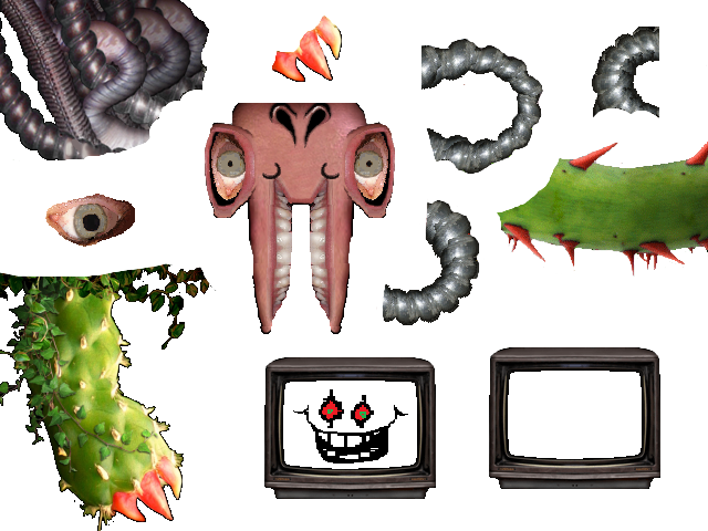 Flowey Tv/Monitor Face's/Sprites 