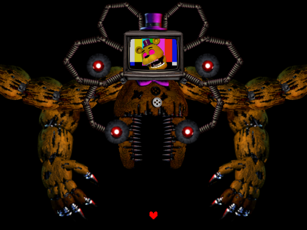 Nightmare Fredbear! by SmashingRenders.deviantart.com on @DeviantArt