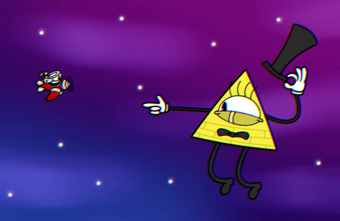 Bill Cipher Triangle Ruler Bill Cipher in 'Troublesome Triangle' by DaHooplerzMan on DeviantArt