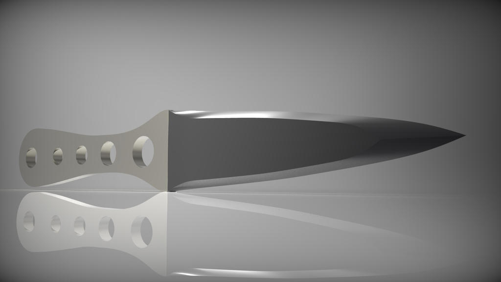 Throwing Knife Render 2 by StormEagle07 on DeviantArt