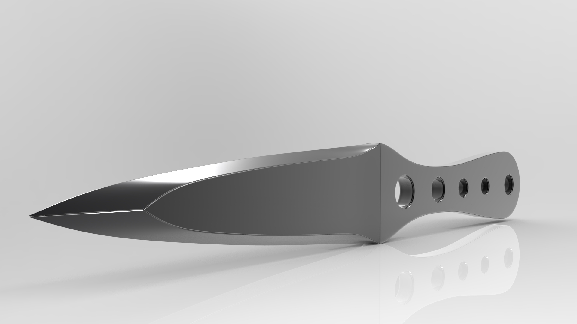 Throwing Knife Render 1 by StormEagle07 on DeviantArt