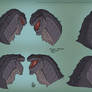 Godzilla: Face Expressions Chart