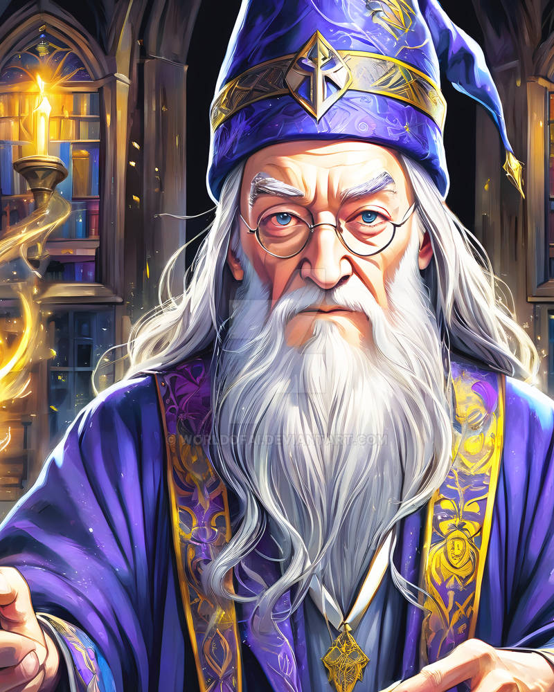 Albus Dumbledore From Harry Potter by WORLDOFAI on DeviantArt