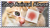 Stop Animal Abuse Stamp by Luna-Akari