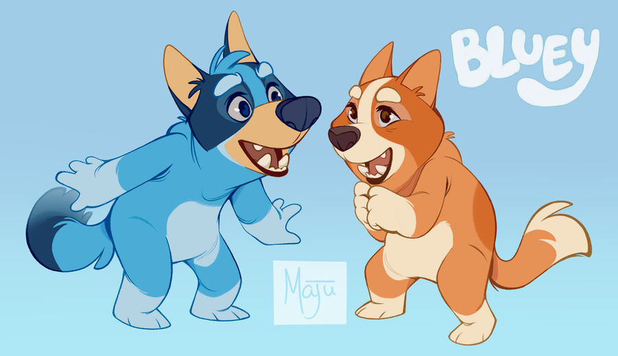 Bluey Adventure Deviantart Bluey! by Idearic on DeviantArt
