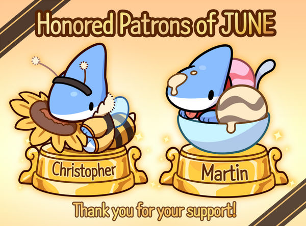 Honored Patrons of JUNE!