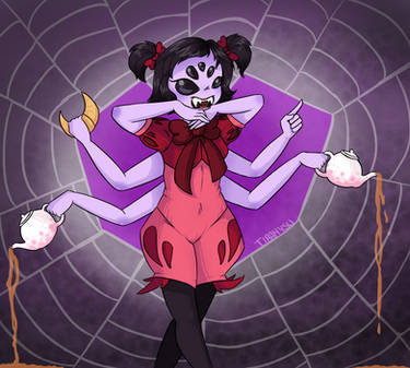 Muffet Pours You a Cup of Spiders