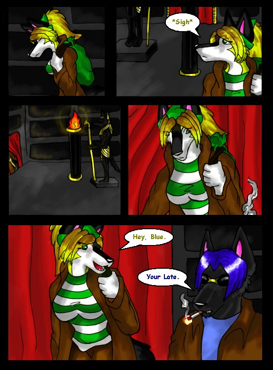 New Comic Page 1 - colored