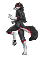 Blackie-Wolf-collab commission-