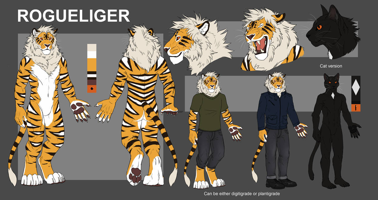 Liger Names Liger/Cat character sheet by RogueLiger on DeviantArt