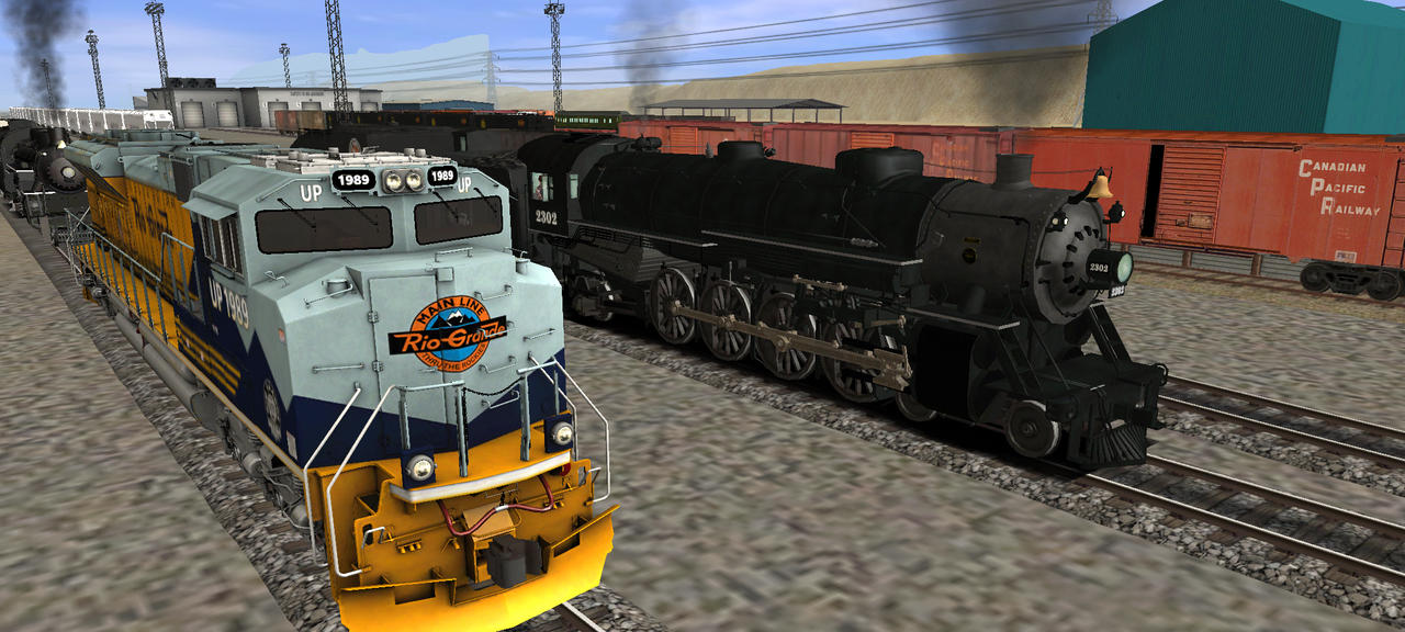 UP 1989, Rio Grande 2302 by WarwolfakaRope on DeviantArt