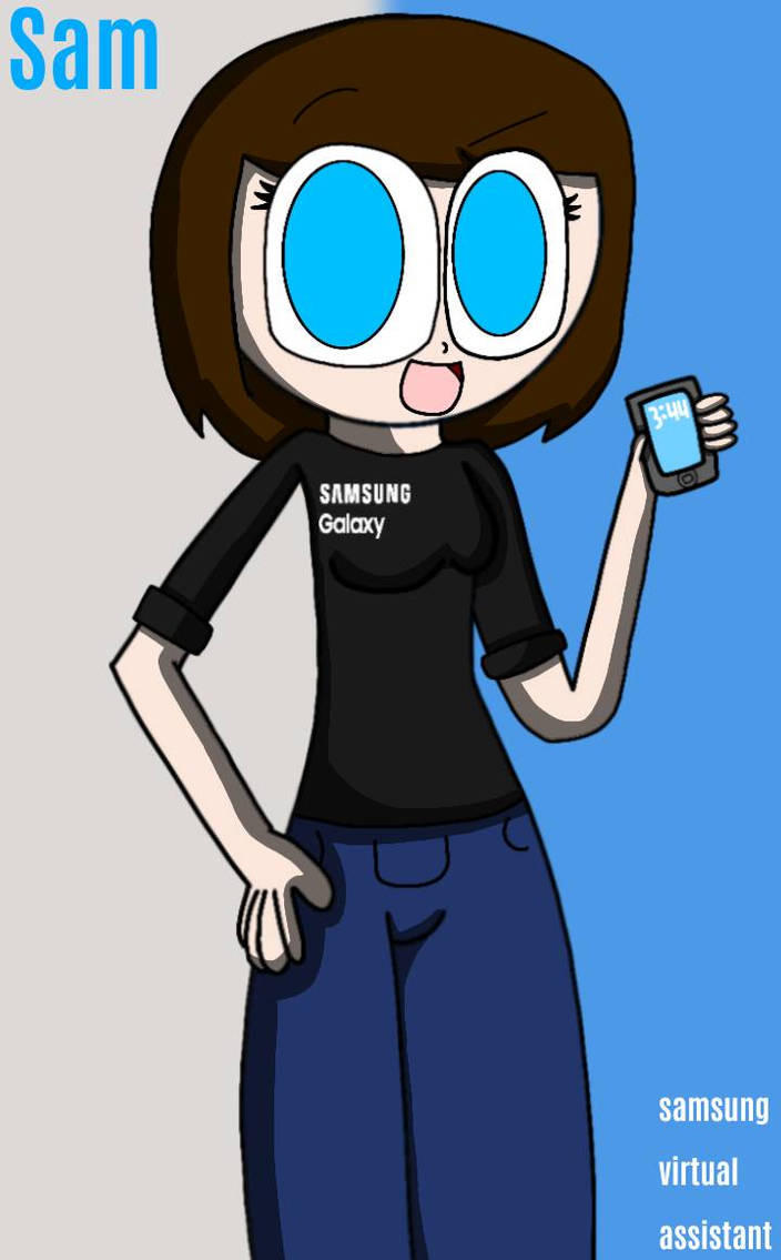 Samsung's unreleased virtual assistant Sam takes over the internet as  Twitter makes fanart of her - SoyaCincau