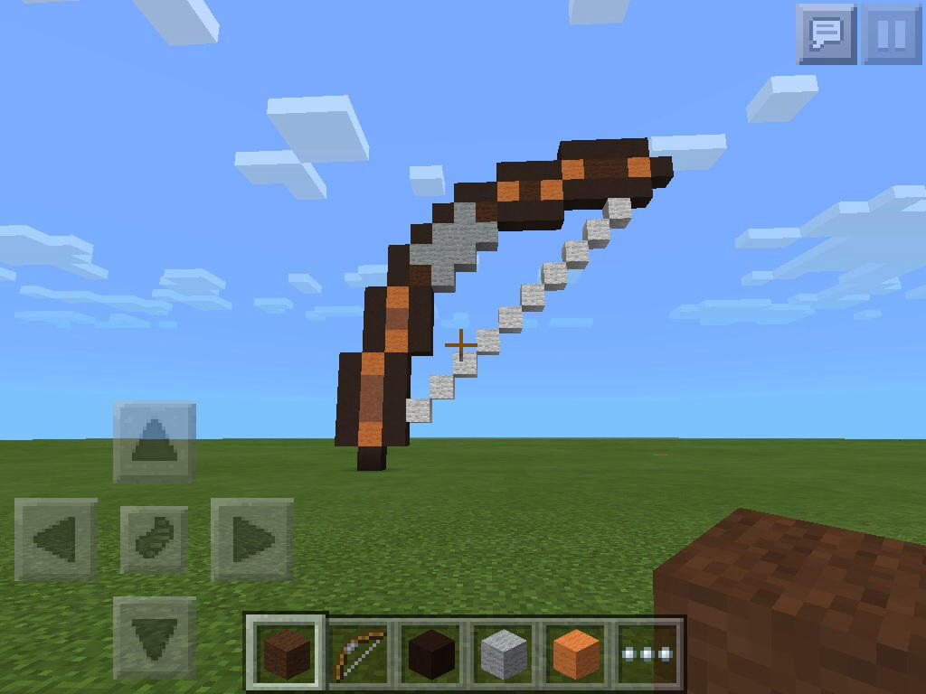 Minecraft Inverted Bow Minecraft bow by BlueFlamezPlays on DeviantArt