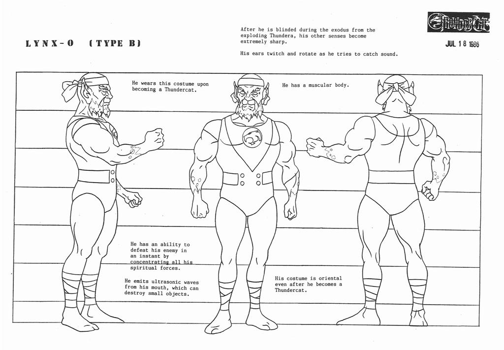 ThunderCats Lynx-O model sheet by Curious4ever on DeviantArt