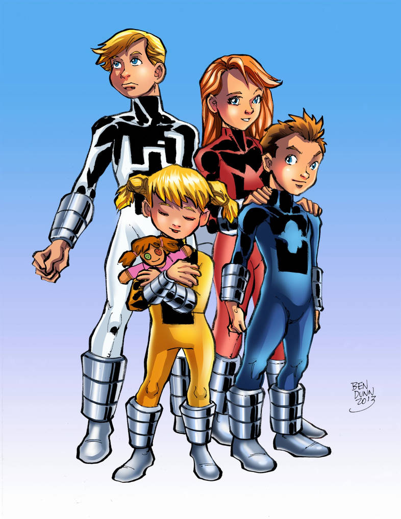 Power Pack by Ben Dunn by Curious4ever on DeviantArt