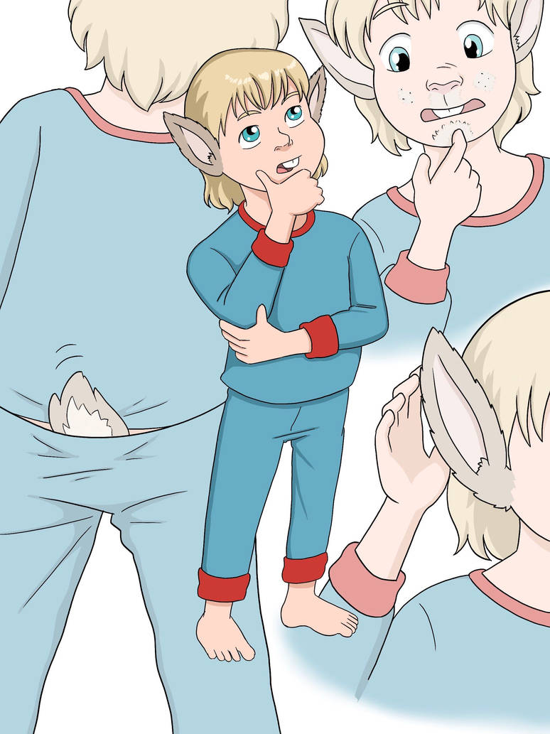 Conrad transforms into a bunny 1 HND 6 by Curious4ever on DeviantArt