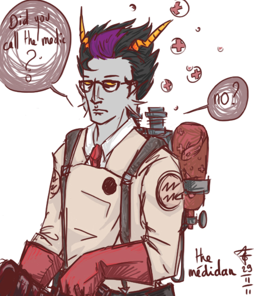 Eridan as Medic - Medidan