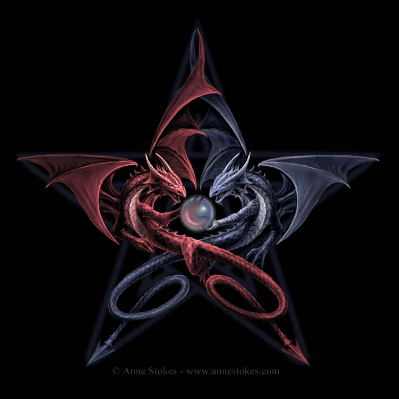 Pentagram Dragons By Ironshod