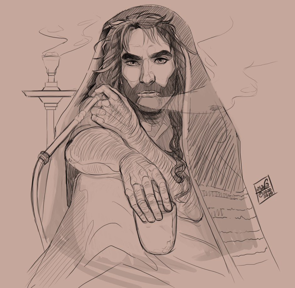 First Century Rabbi Sketch by Haleviyah on DeviantArt