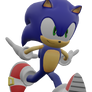 Sonic Running Render (TEST)