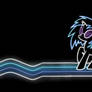 Vinyl Scratch Glow Wallpaper