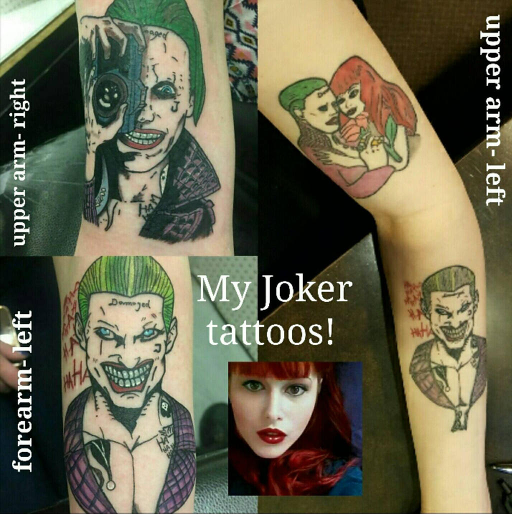 My Joker Tattoos By Gingereden39 On Deviantart My Joker Tattoos By Gingereden39 On Deviantart