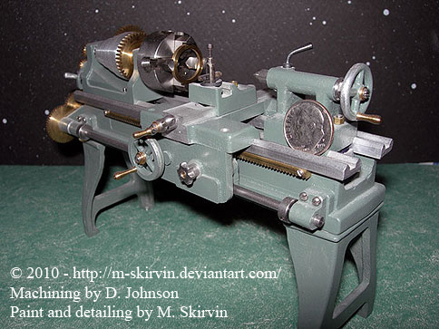 Tiny Working Lathe