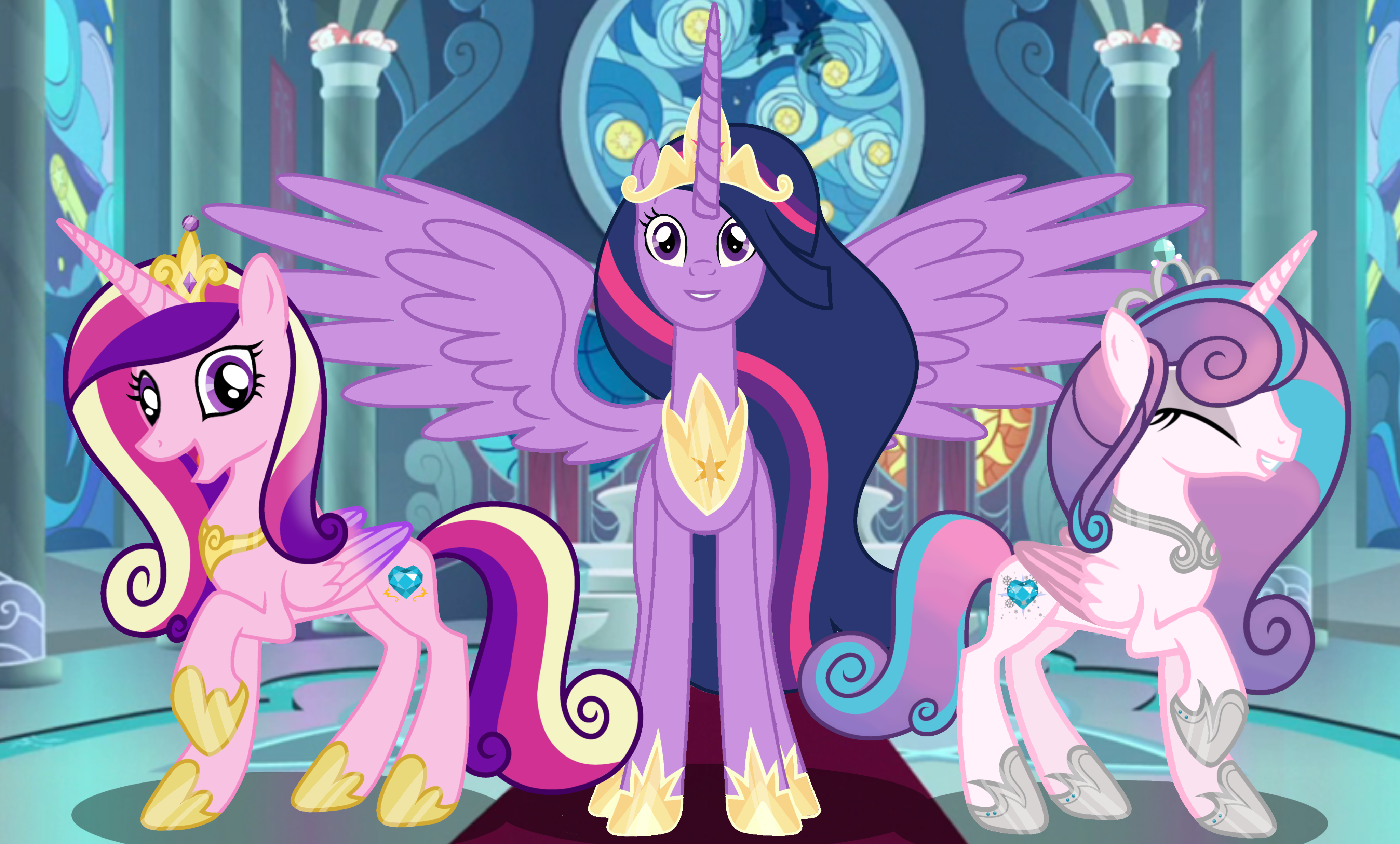 Mlp Former Rulers MLP royal family by starlingsentry27 on DeviantArt