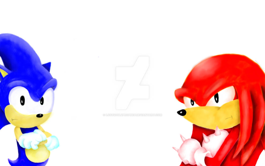 sonic and knuckles by lostsoulzprophet on DeviantArt