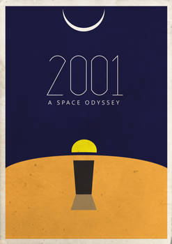 2001: A Space Odyssey Vintage Movie Poster