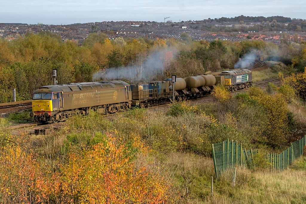 57010+57007 3S77 Norwood Junction - Nov 11