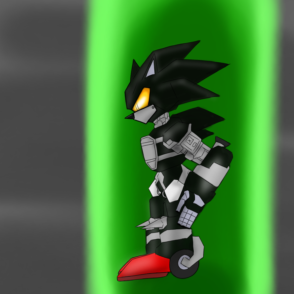 Scrapnik Mecha Sonic MK1 (Silver Sonic) by Not-Here-All-Night on DeviantArt