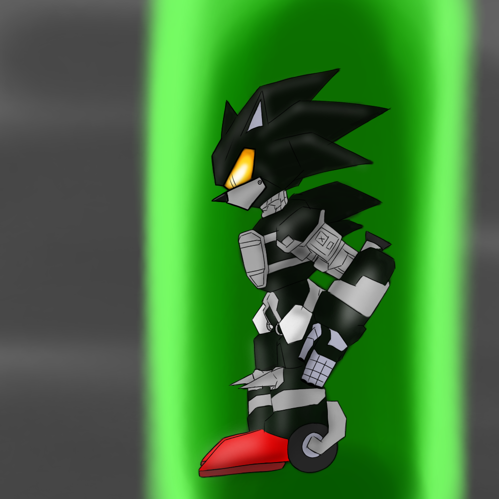 Silver Sonic/Mecha Sonic MK 0 by GardePickle on DeviantArt