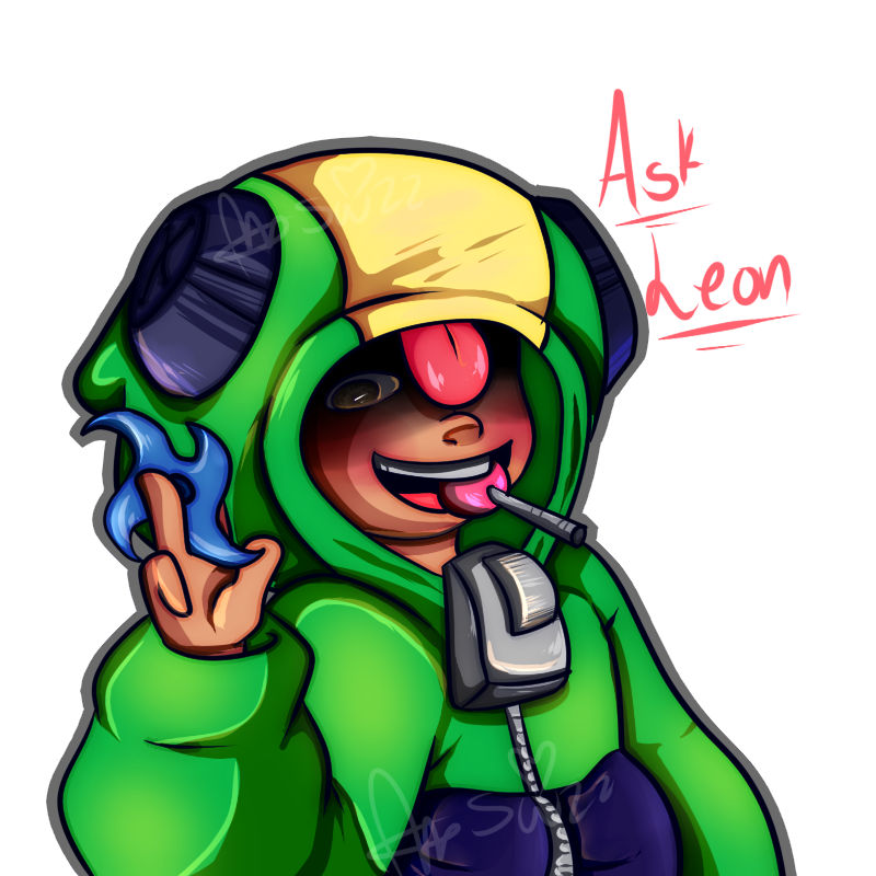 Ask Leon Brawl Stars By Sof The Lil Witch On Deviantart - can you ask for cards brawl stars