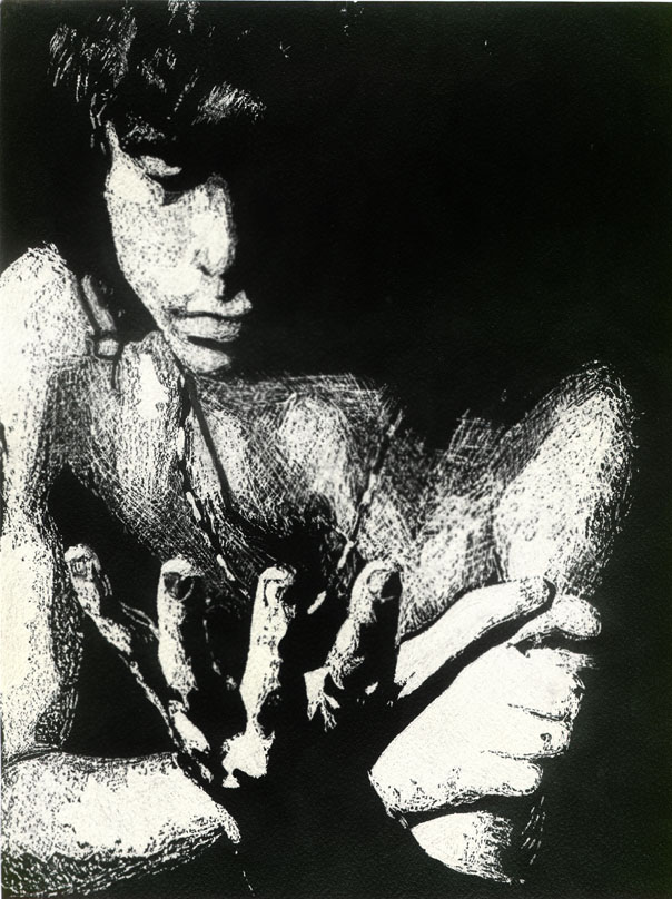 Jim Morrison Scratchboard