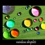 rainbow droplets