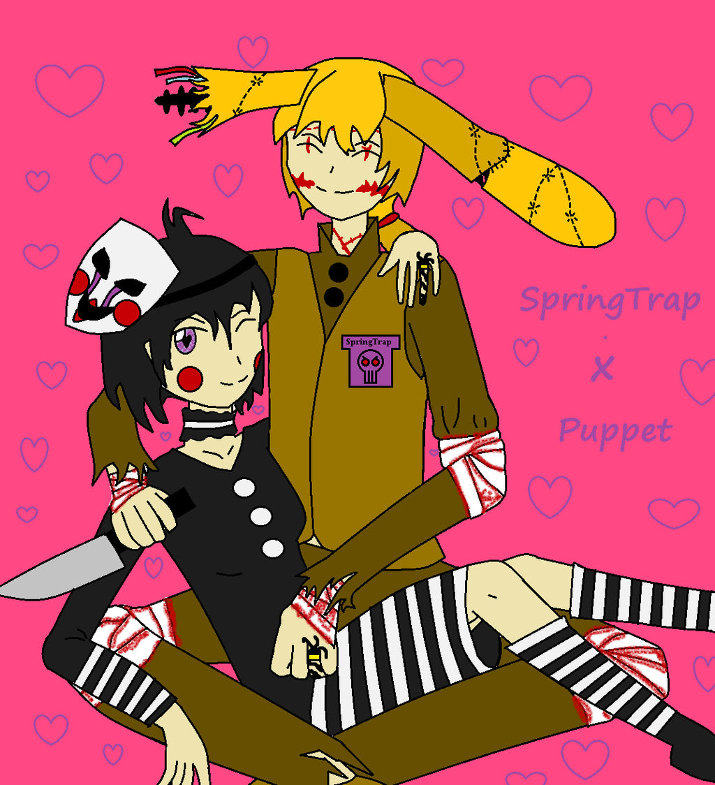 Springtrap Human Springtrap X Puppet Human ver. by DoloreSTR on DeviantArt