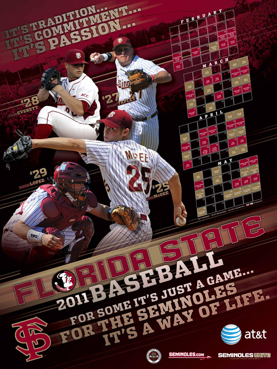 Fsu Poster Florida State Baseball Poster by BHoss1313 on DeviantArt